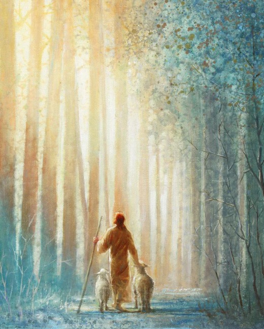 Yongsung Kim - He Leadeth Me is a painting by Yongsung Kim. In John 10 ...