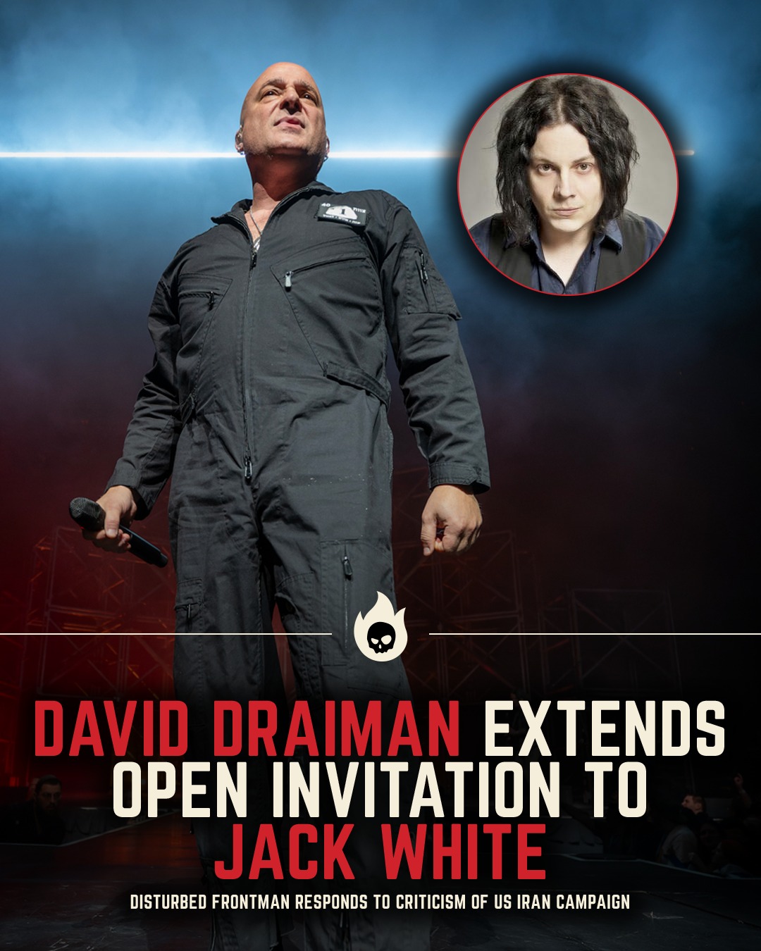 Rock - David Draiman has issued a public response to Jack White ...