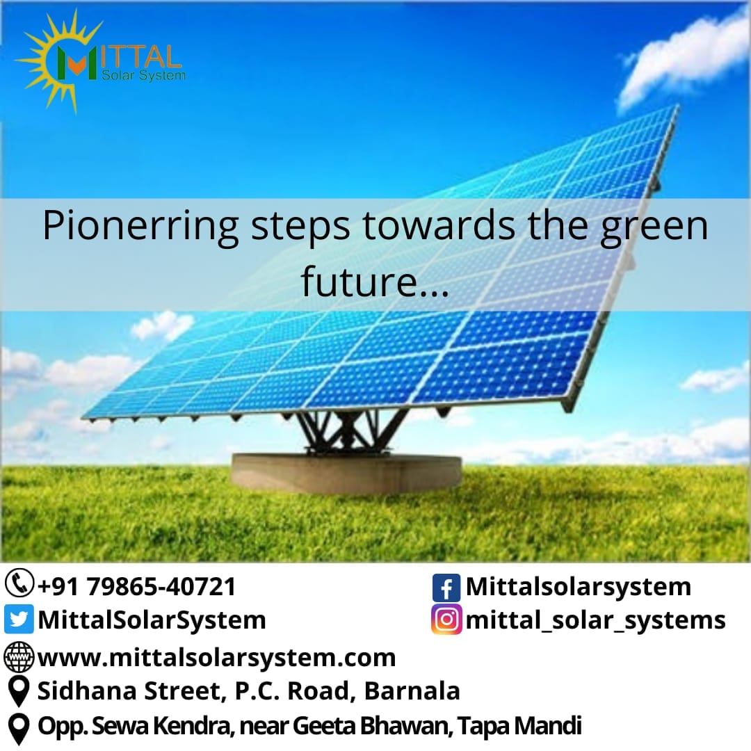 Mittalsolarsystem - Pioneering your steps towards the green Future with ...