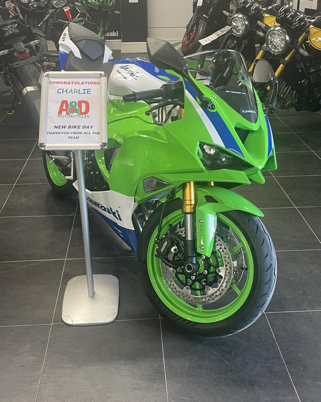 chiru Charles chuffed to receive his Brand new 24plate ZZ4RR 40th