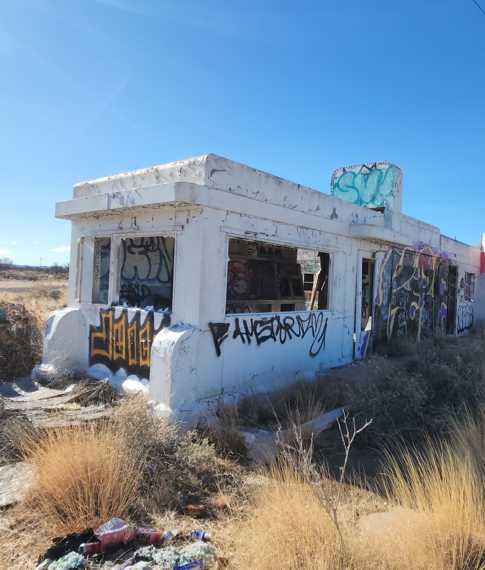 The Abandoned Twin Arrows Trading Post on Route 66 in Arizona