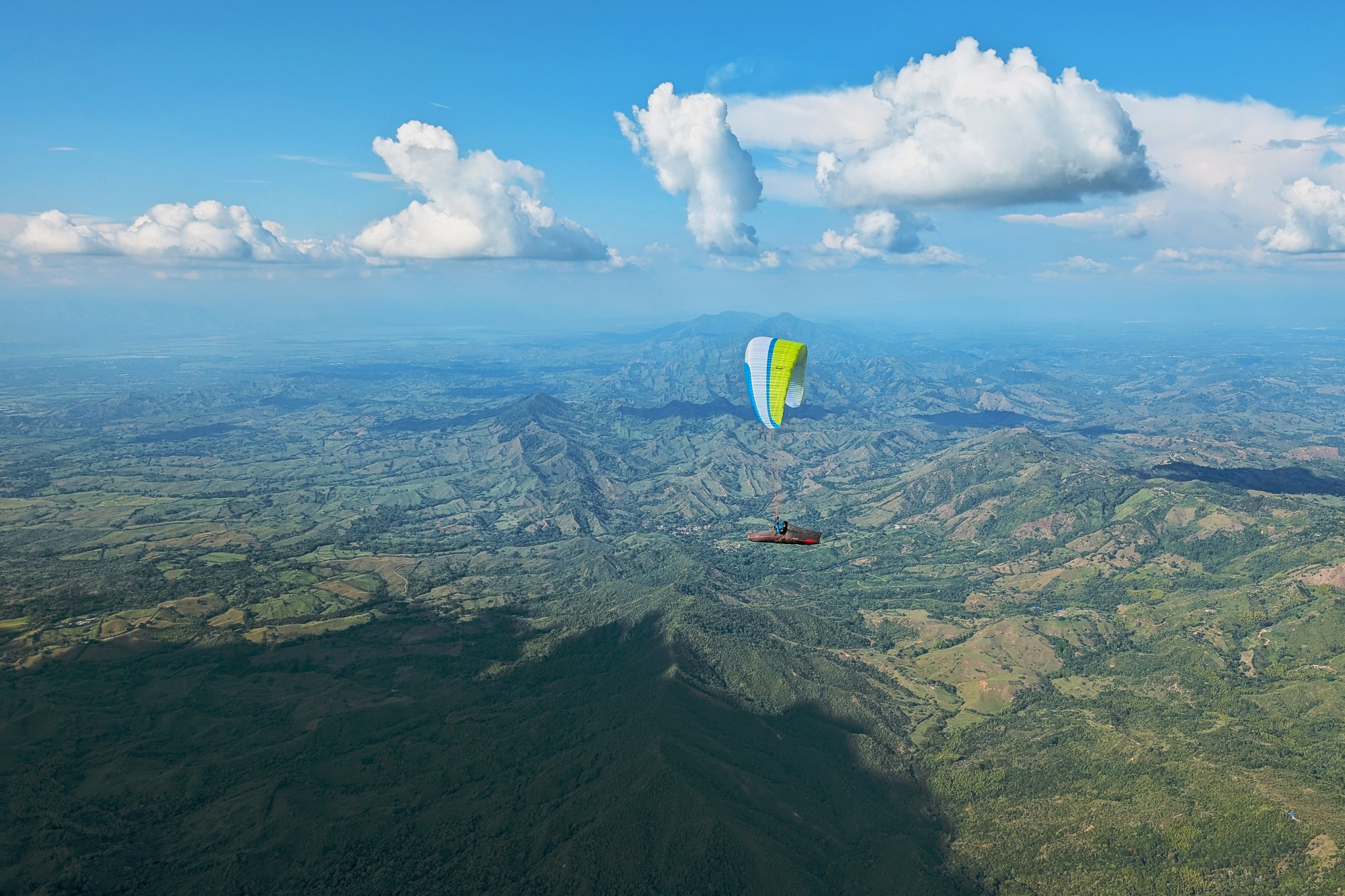 UP Paragliders - Team Pilot Julian Lange, flying his Meru...