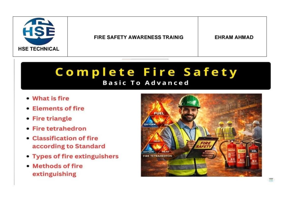 Hse Technical - This file covers the basic knowledge of... | Facebook