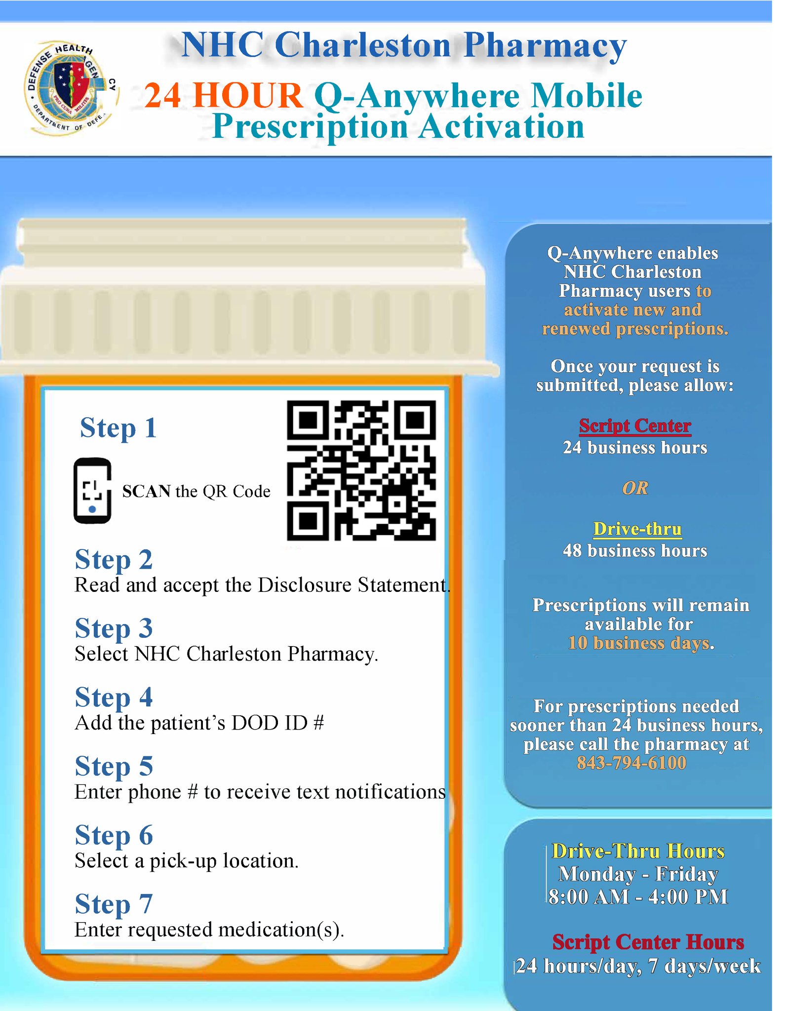 Naval Health Clinic Charleston - UPDATE: Another way to fill a NEW ...