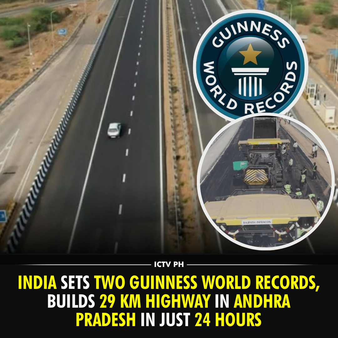 ICTV - India set two Guinness World Records by laying 28.95 lane ...