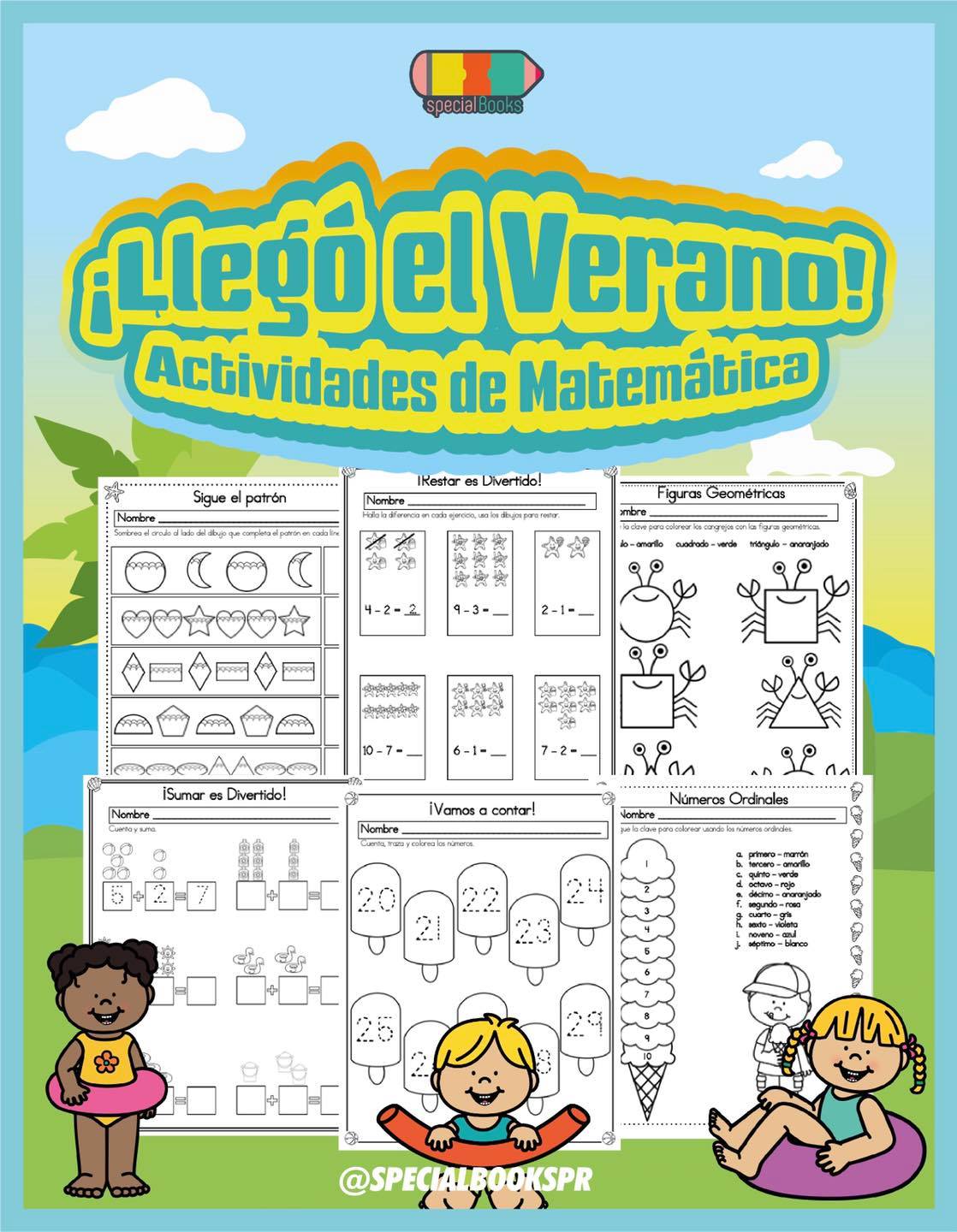 Special books - ☀️Llegó el Verano! Cuadernos para trabajar...