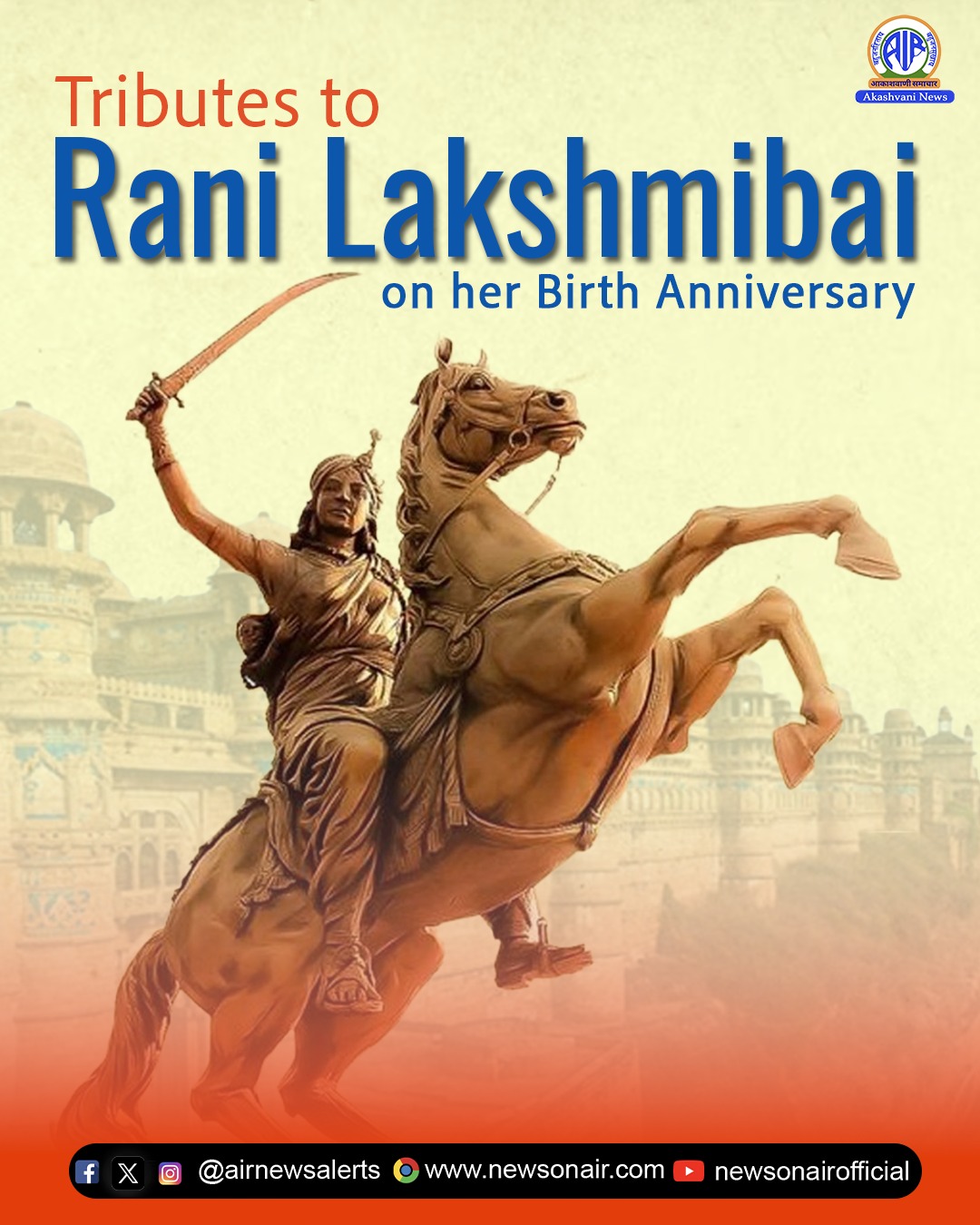 All - Nation pays tribute to the great warrior queen of Jhansi, Rani ...