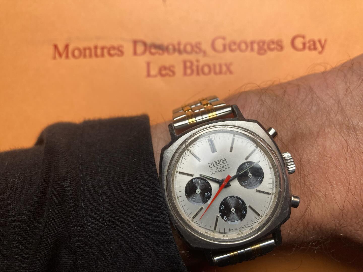 Cadran De Montre DESOTOS D'occasion - Pour Collection Ou Restauration - Pièce Détachée Vintage