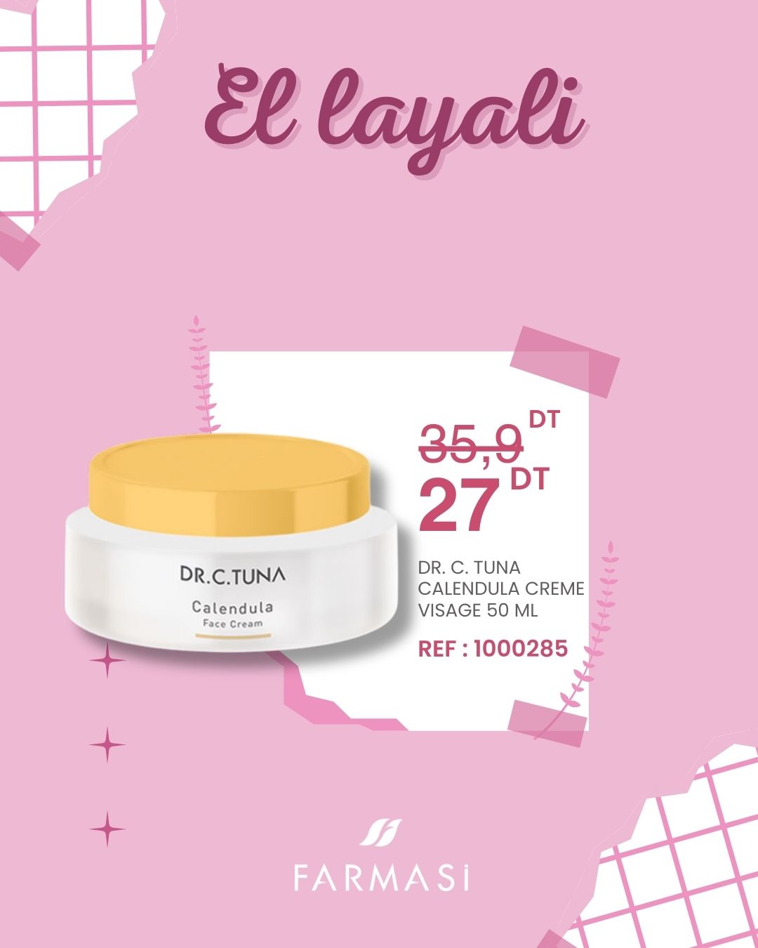 Crème Contour Des Yeux Farmasi Dr. C. Tuna Resurface - Avancée, Neuve