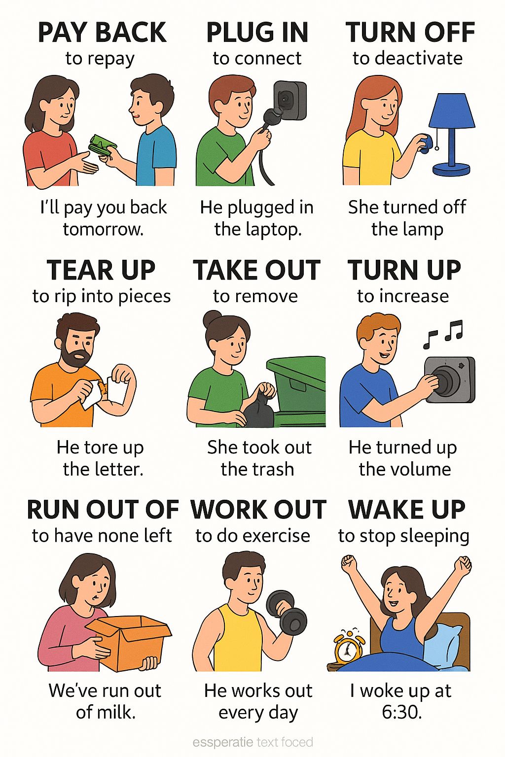 Learning - Phrasal Verbs with Examples | Facebook
