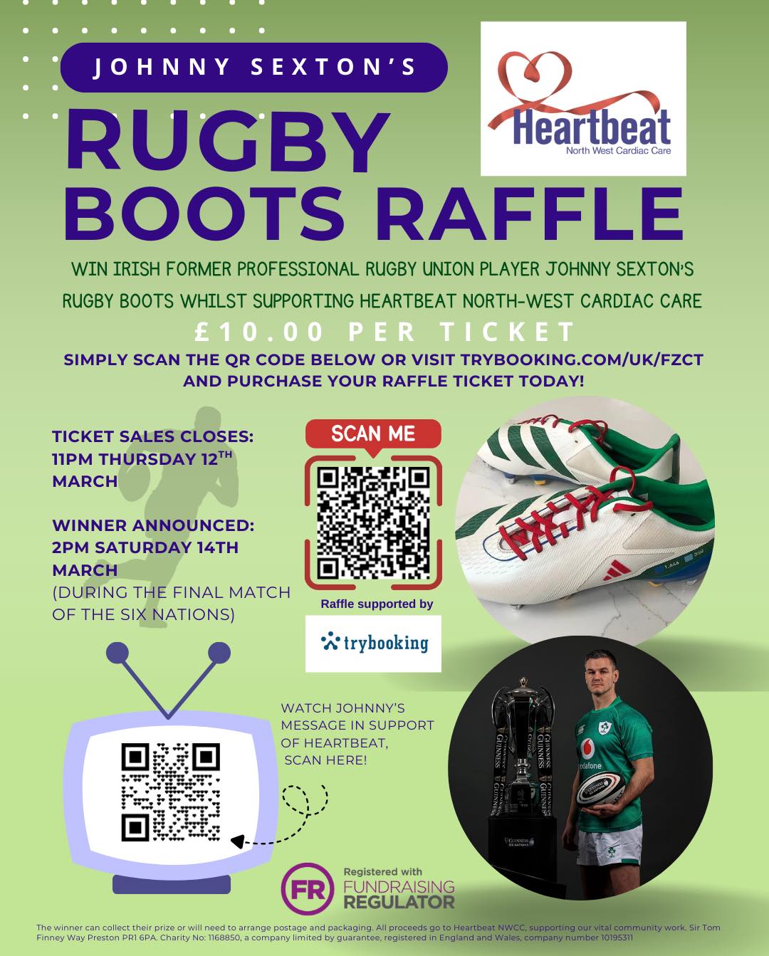 Heartbeat NWCC - 🇮🇪🏉 RUGBY RAFFLE NOW LIVE! 🏉🇮🇪 We’re... | Facebook