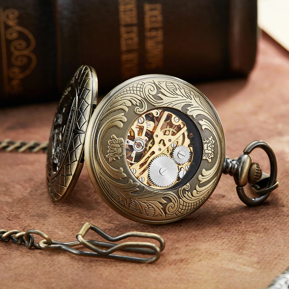 Montre à Gousset Pôle Express - Édition Spéciale - Neuve Avec Chaîne - Mouvement Quartz