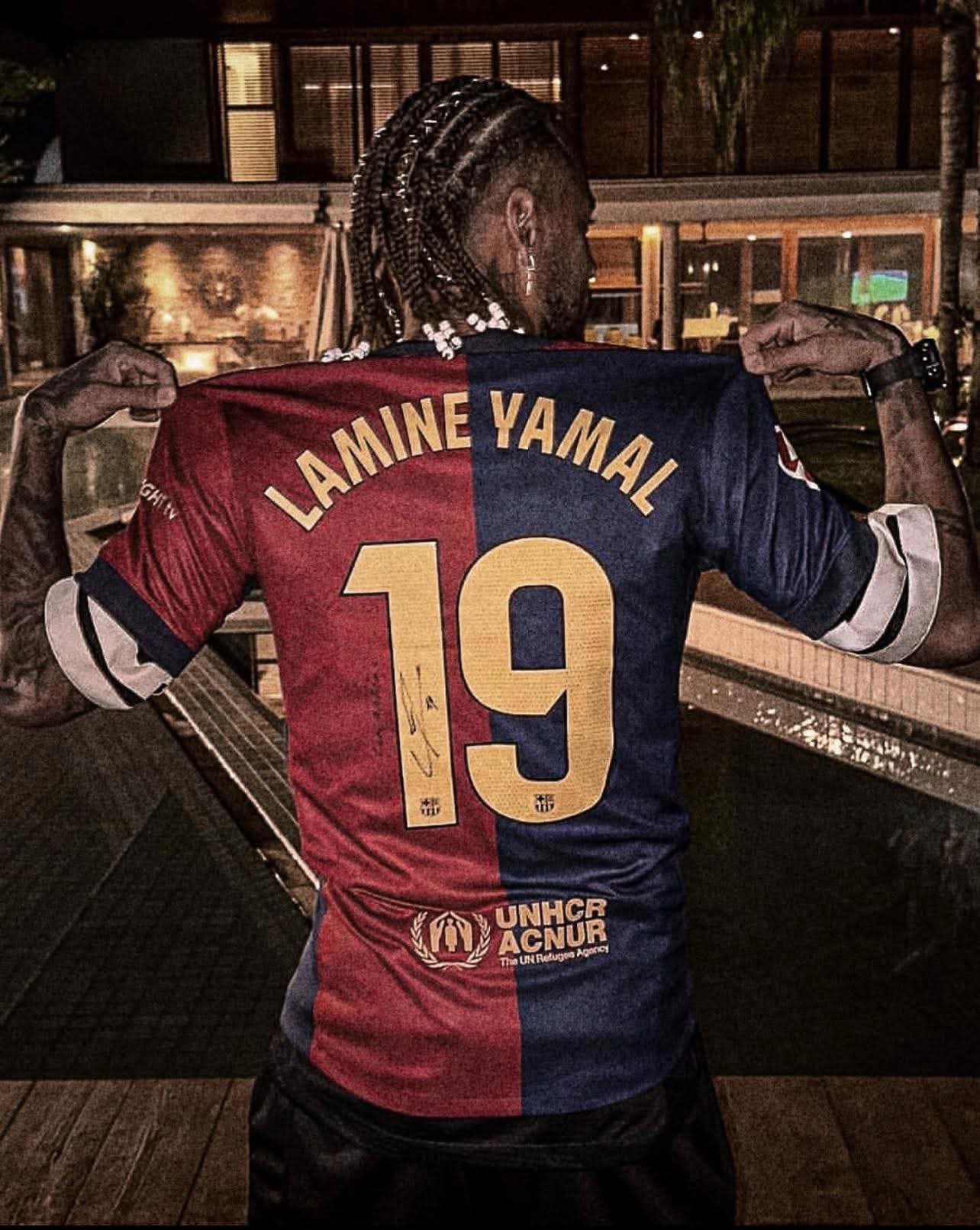 Neymar Jr. has worn Lamine Yamal