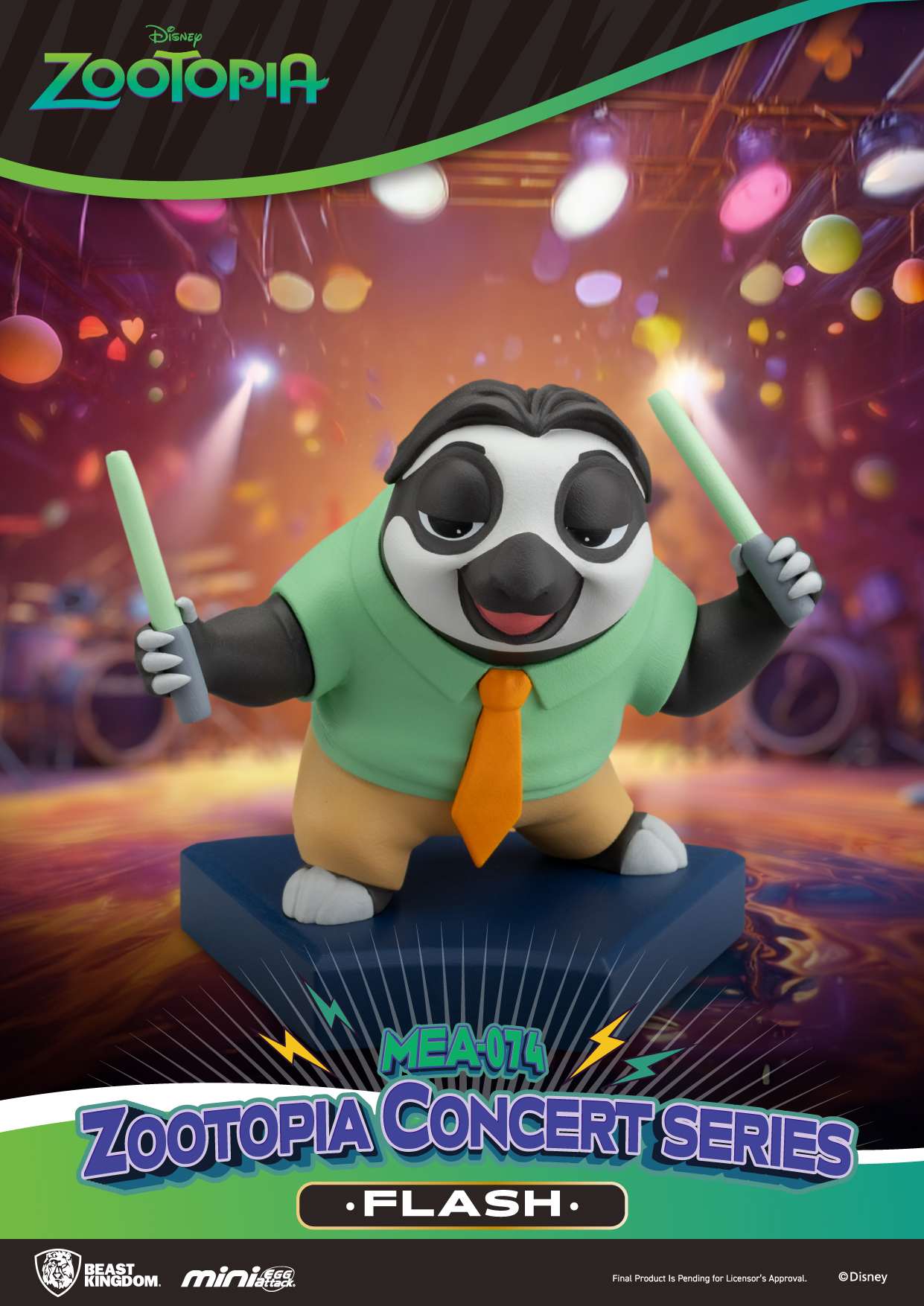 野獸國 - 【MEA-074 Zootopia 演唱會系列盲盒組(6PCS)】 準備開派對吧,動物托邦風格! 《迷你蛋攻擊》系列呈獻 ...