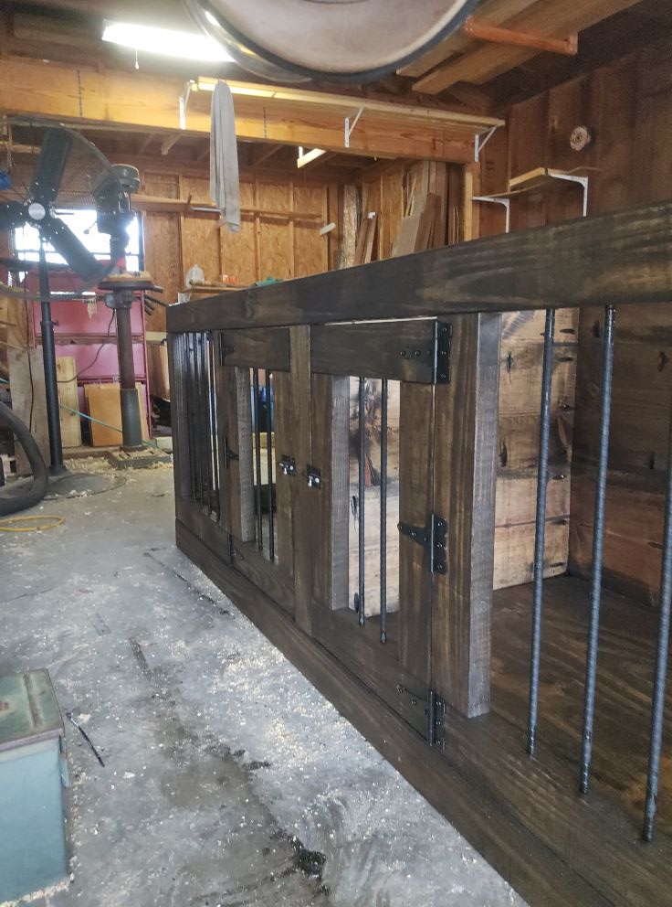 Custom Dog Kennel Build using 2x4 and Rebar