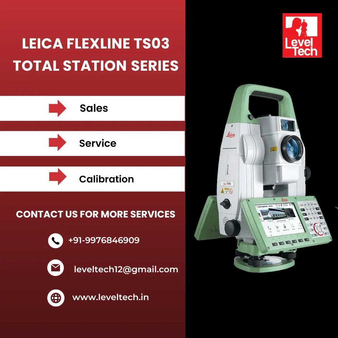 Level Tech - Leica FlexLine TS03 Manual Total Station The... | Facebook