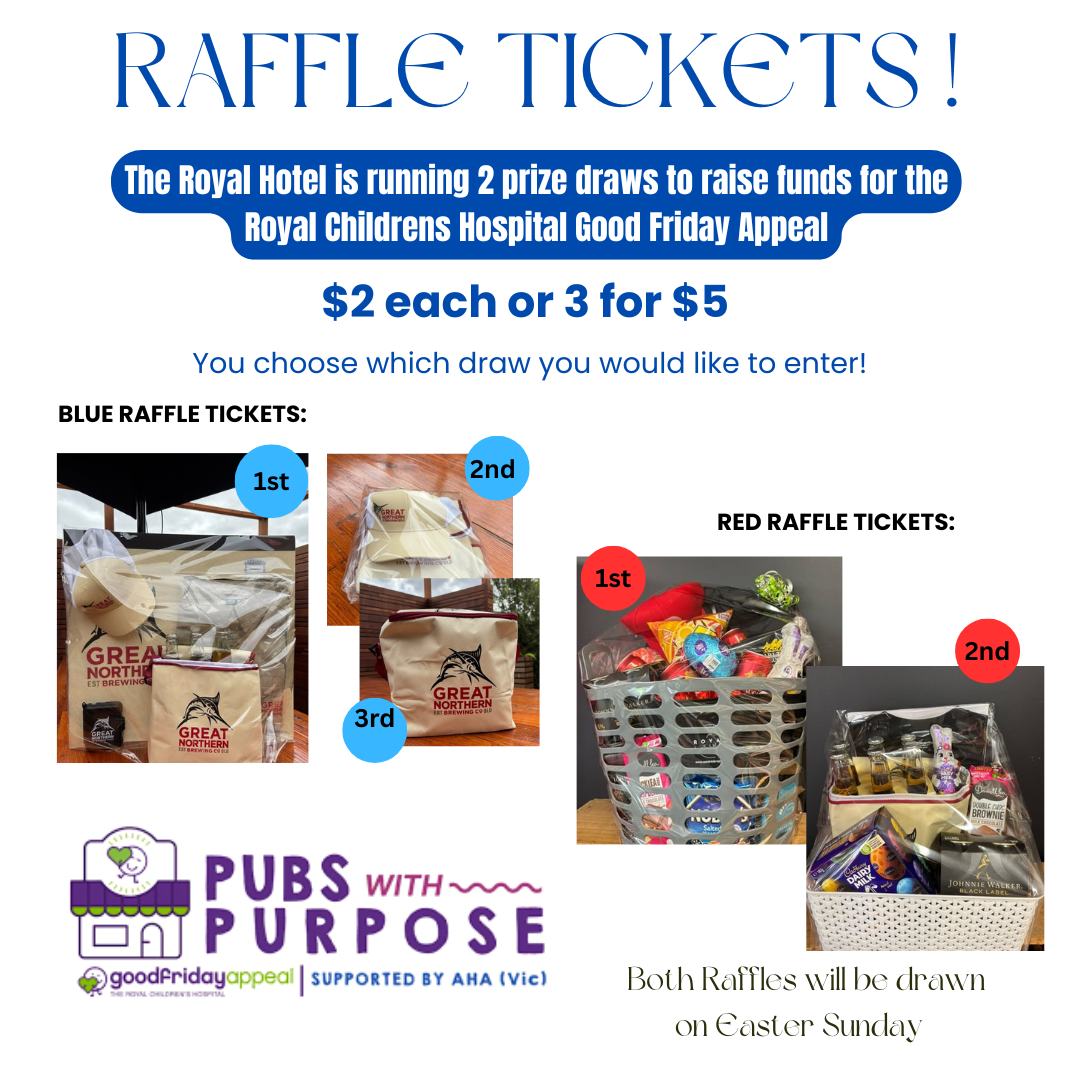 The Royal - Easter Raffle with a Purpose! 🐣 We’re running two epic ...