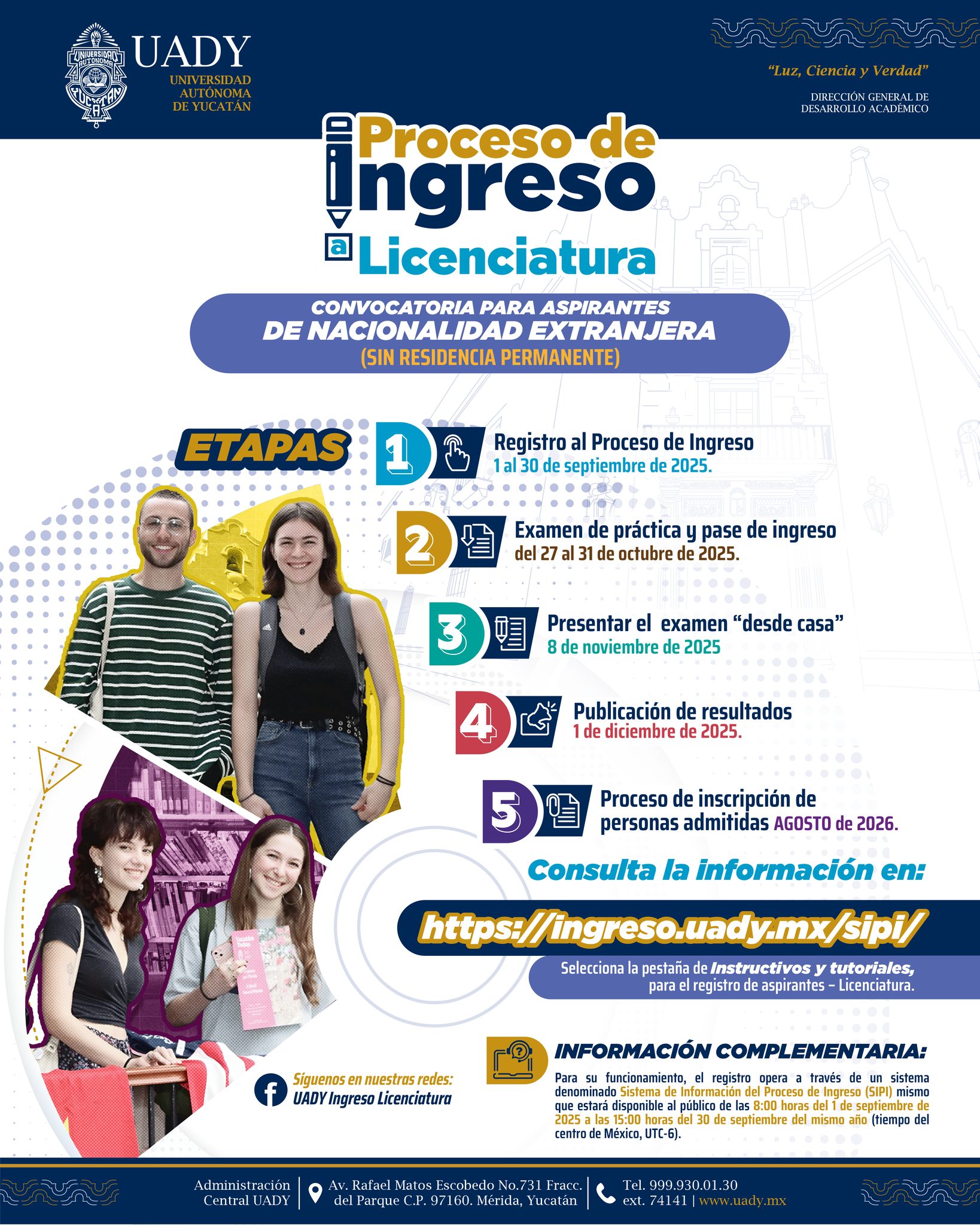Proceso de Ingreso a... - Facultad de Ingeniería Química UADY | Facebook