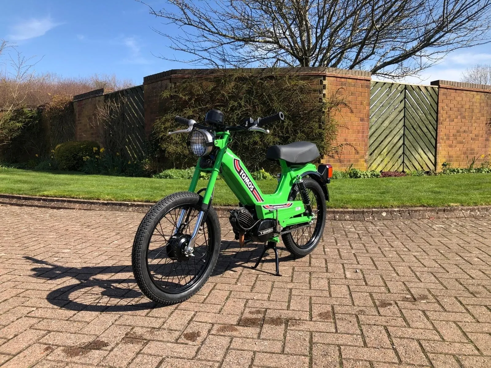 Check out this fully restored 1985 Tomos A3M 50cc moped that