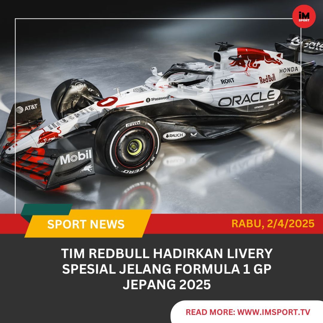 iMSPORT - Tim Red Bull hadir dengan tampilan spesial untuk GP Jepang ...