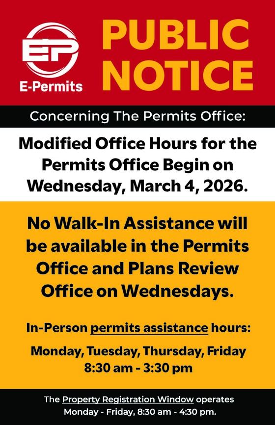 🚨 Reminder in case you missed it: Modified Permits Office Hours Begin ...