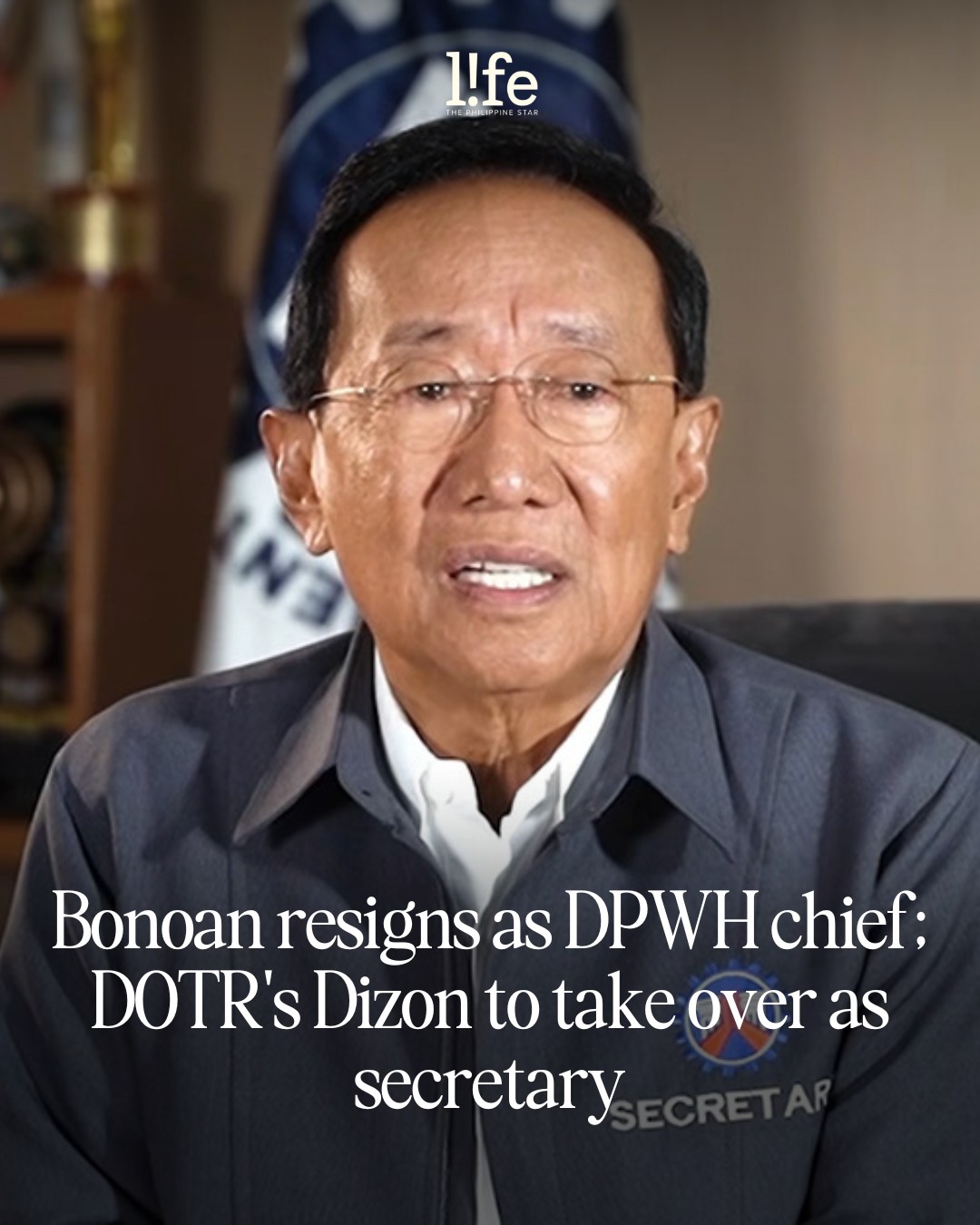 PhilSTAR - DPWH CHIEF STEPS DOWN Department of Public Works and ...