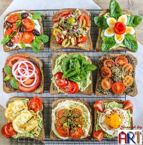 THE ART - ⭐️🌿🌿🌿 HEALTHY OPEN-FACED SANDWICHES 🌿🌿🌿⭐️ SOURCED & SHARED BY ...