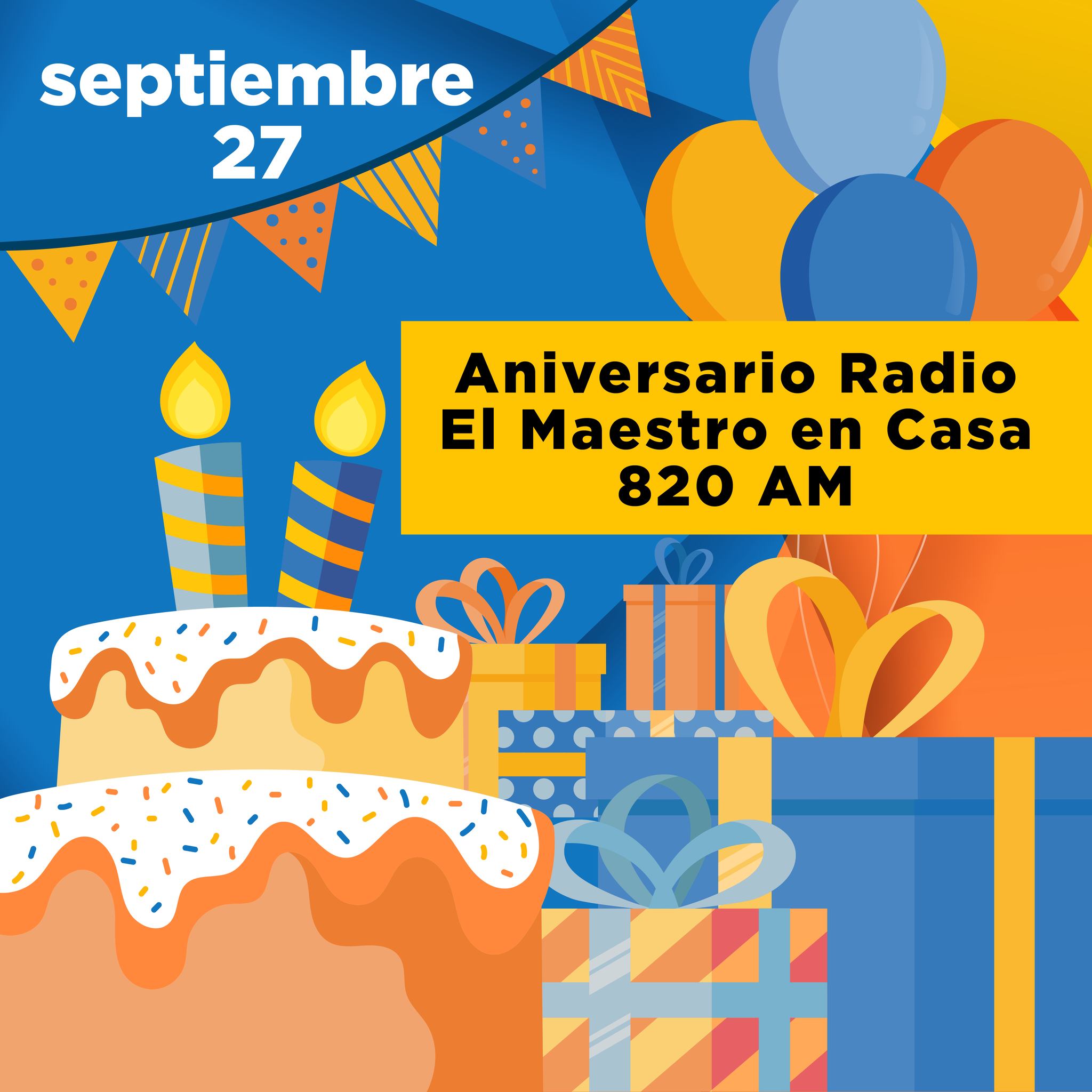 IGER - 📻🎉 ¡Felicidades Radio El Maestro en Casa 820 AM! En cada ...