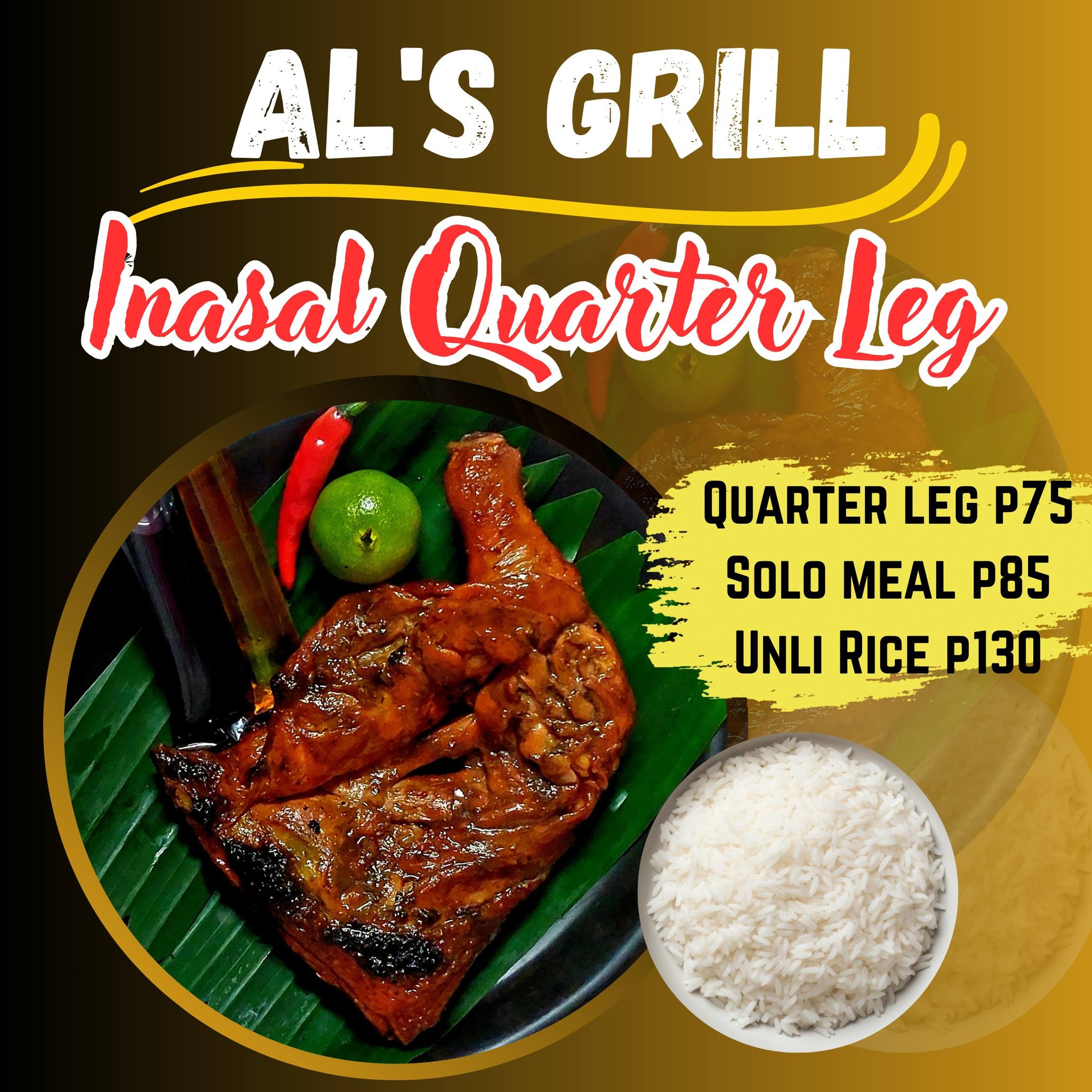 AL’s Grill - BLESSED SUNDAY EVERYONE! OPEN PO KAMI FOR... | Facebook