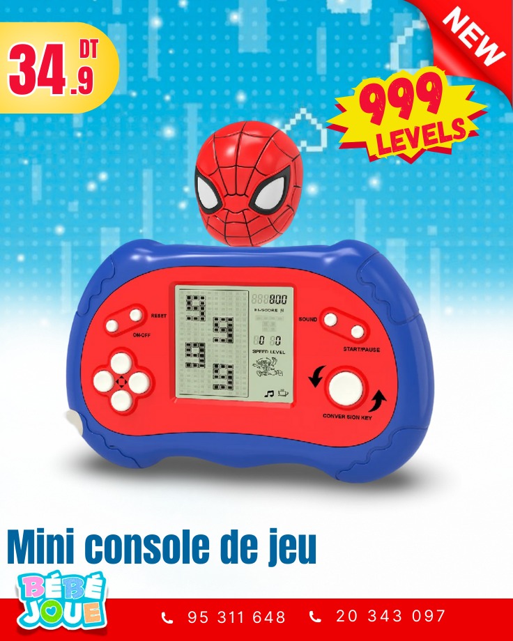 La mini console de jeu verticale Brick Tetris Game est le choix parfait pour les amateurs de jeux vidéo rétro. Avec une conception portable et compacte, cette console vous permet de profiter