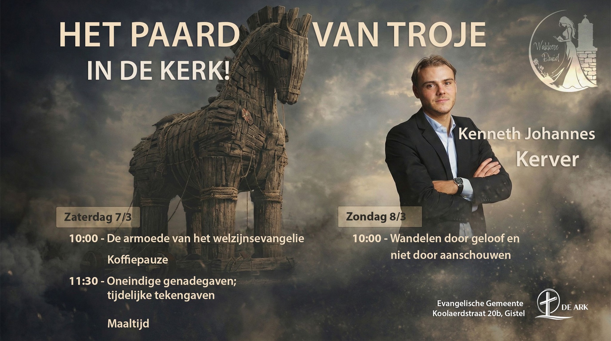 Evangelische - Van harte welkom. Inschrijven via arkgistel@gmail.com ...