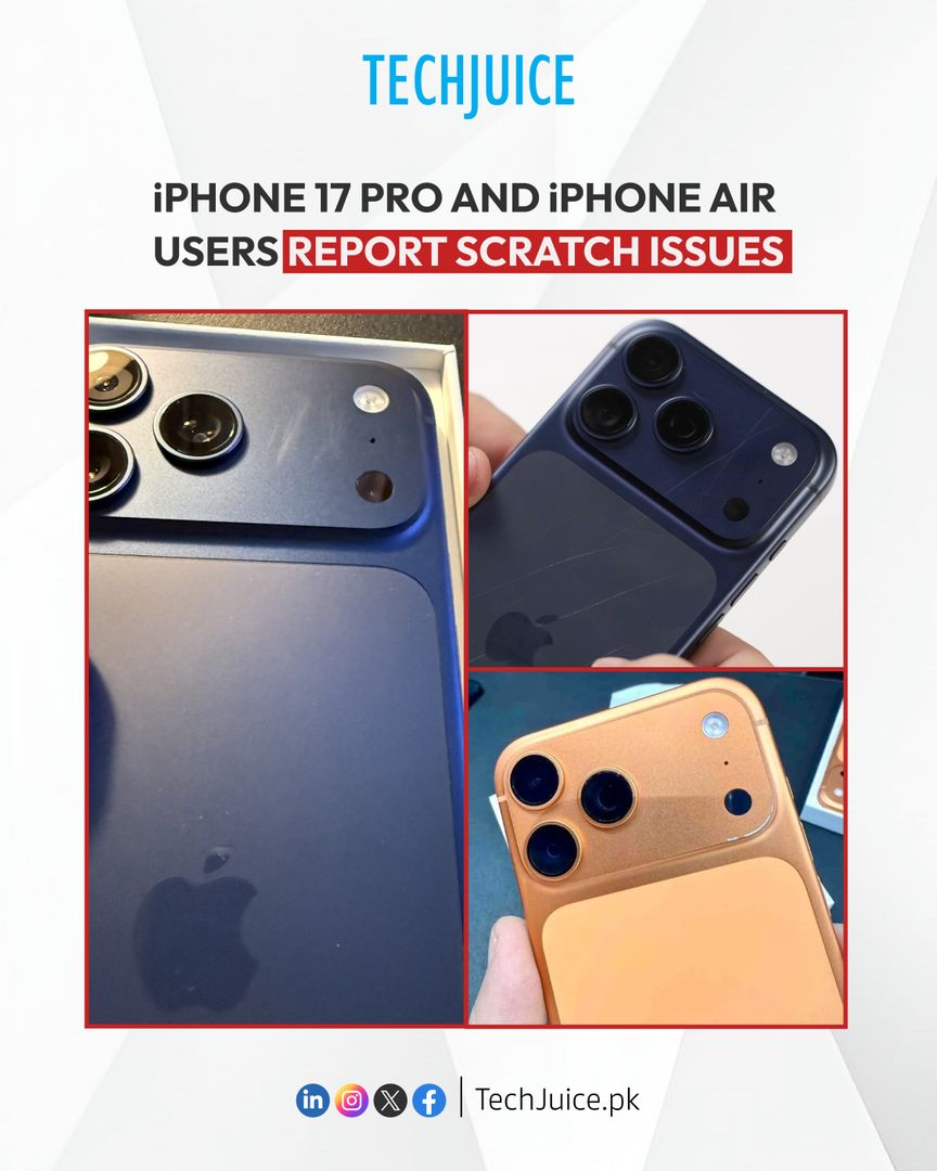 TechJuice - iPhone 17 Pro & iPhone Air Users Report Scratch Issues ...