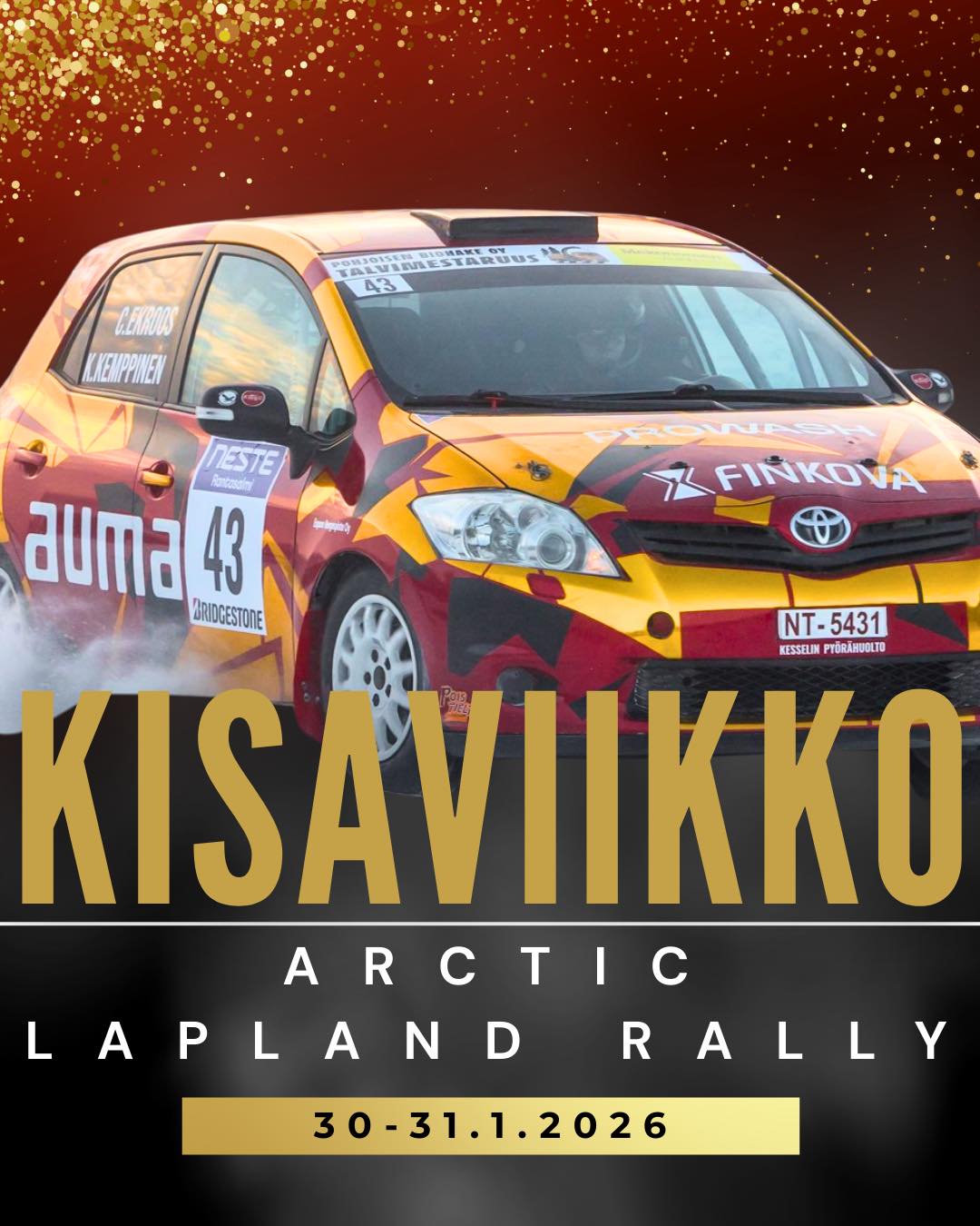 🔜 Arctic Lapland Rally Se... - Cessi Racing - Cecilia Ekroos | Facebook