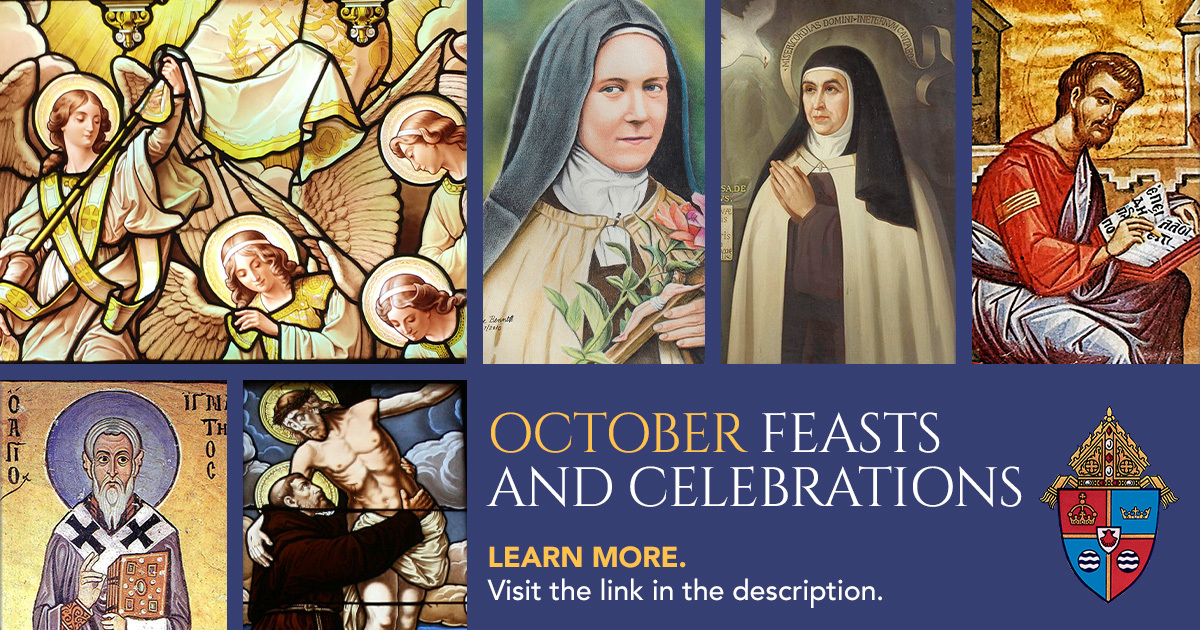 Diocese - 🍂 Welcome to October! 🍂 This month is full of beautiful feast ...