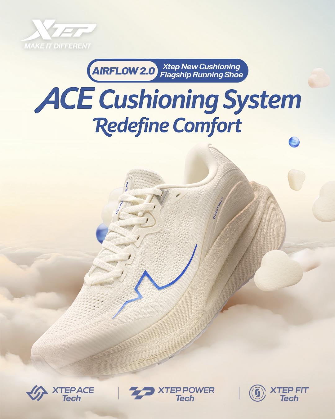 Xtep - Meet Xtep’s New Cushioning Flagship Running Shoe -... | Facebook