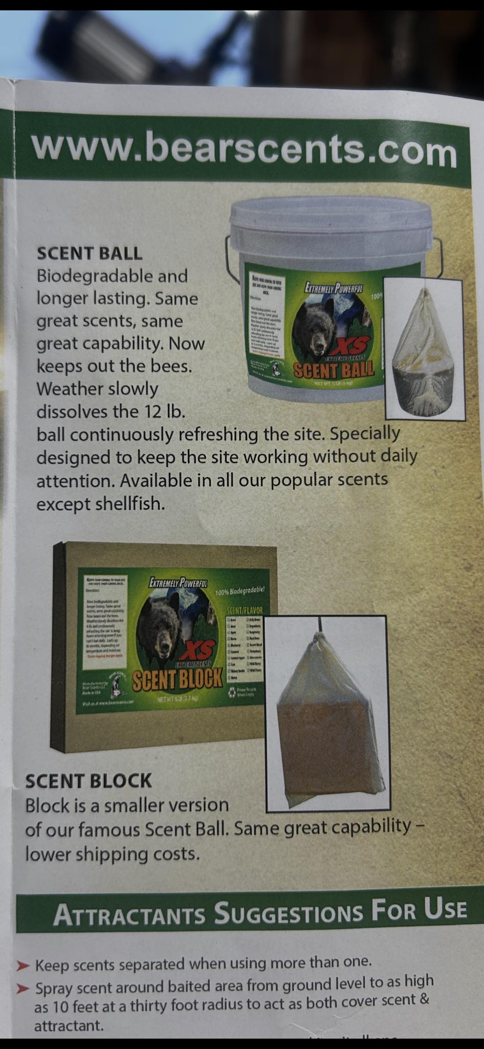 Bear Scents LLC | Lake Mills WI