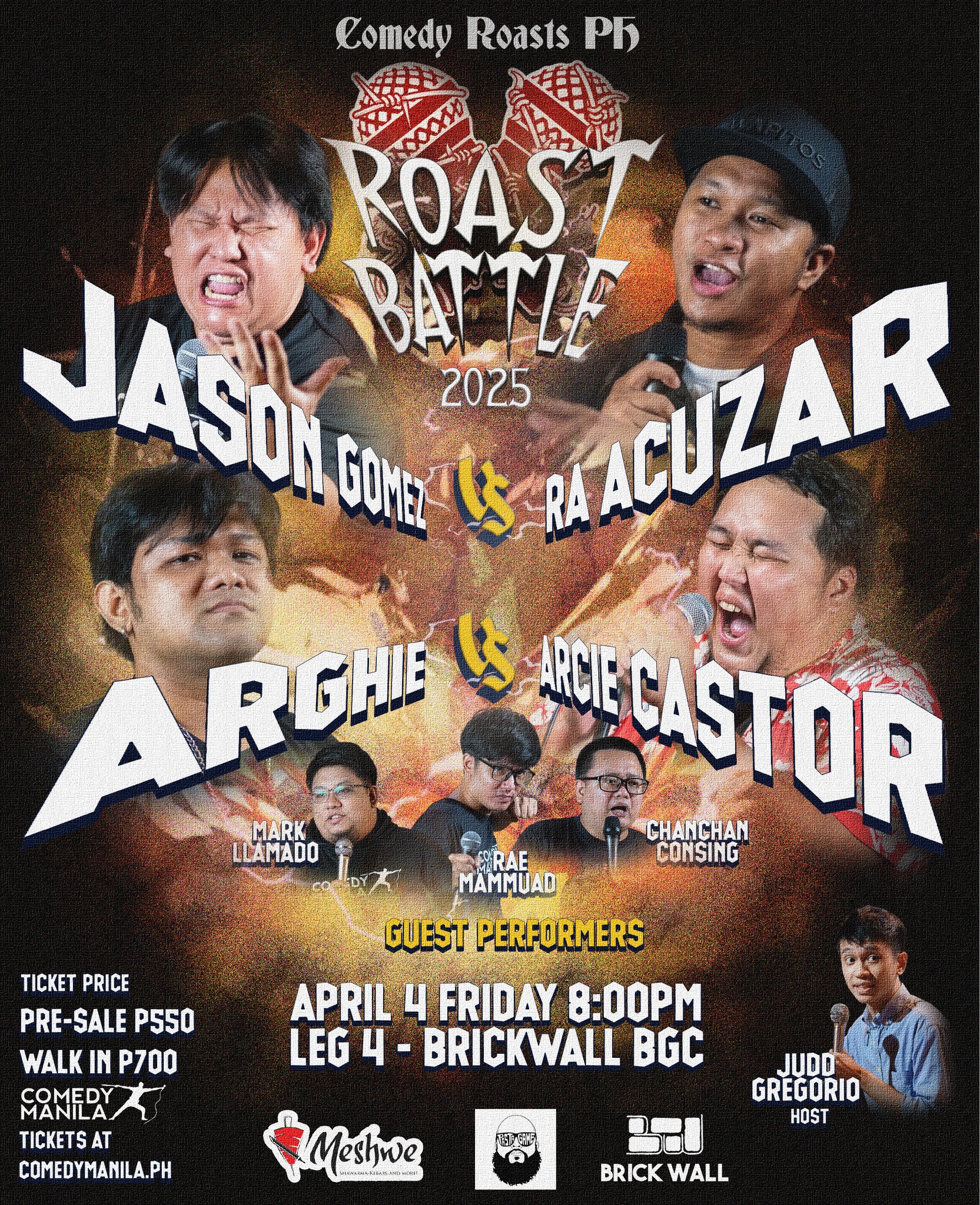 Comedy Manila - April 4, 2025 | Friday 8PM | Brick Wall BGC TULOY ANG ...