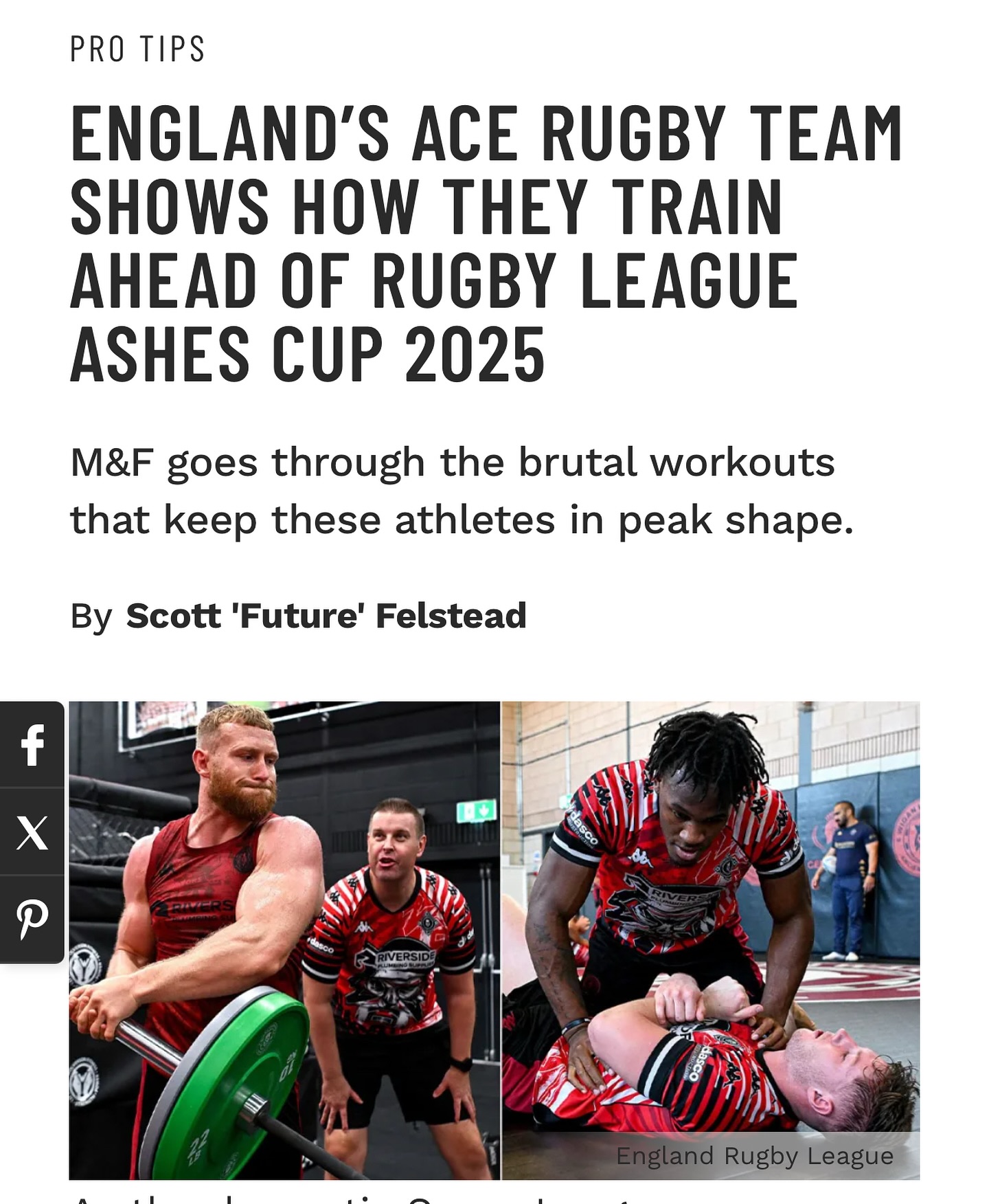 Muscle - ENGLAND’S ACE RUGBY TEAM SHOWS HOW THEY TRAIN AHEAD OF RUGBY ...