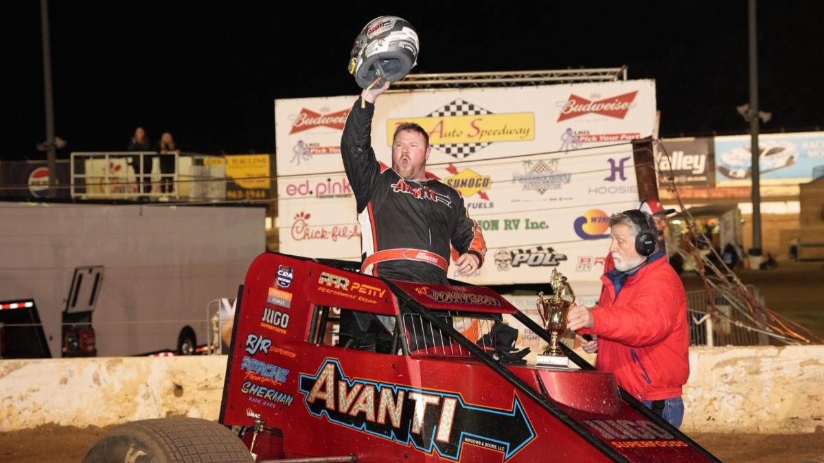 Racing - R.J. Johnson Sweeps Perris USAC CRA Opener Perris, California ...