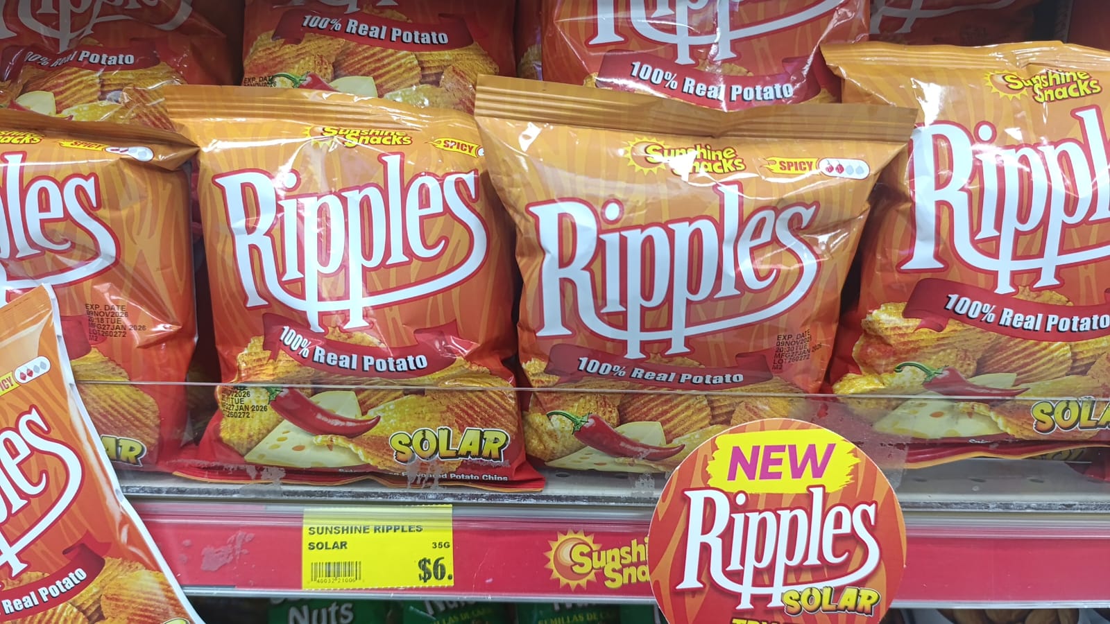 Xtra - Sunshine Snacks Ripples Solar - $6 | Facebook