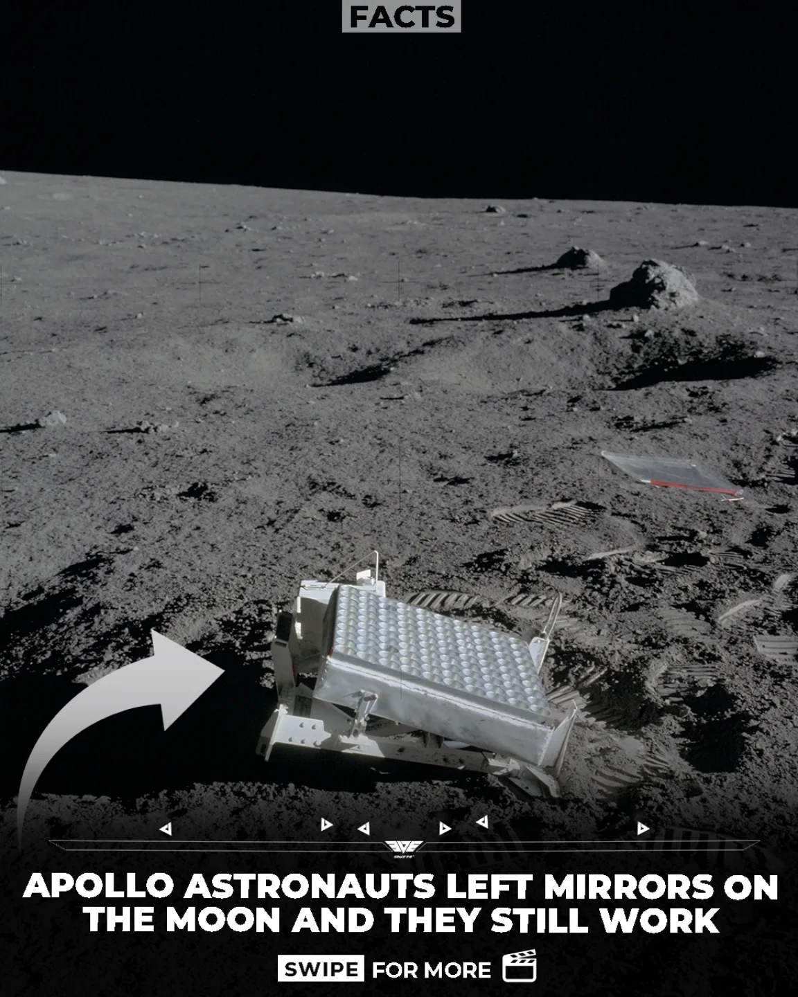SpaceEve - Apollo astronauts placed retroreflector mirror... | Facebook