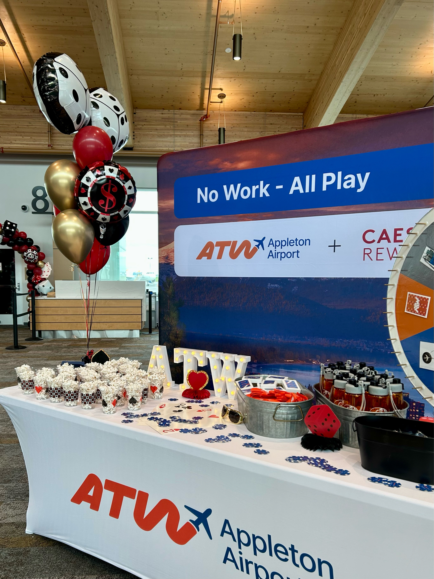 Appleton - Today, we celebrated the inaugural Caesars Rewards Air ...