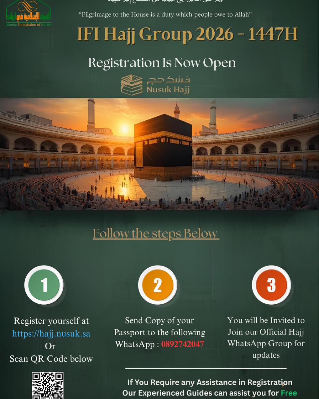 Islamic - 🕋The Islamic Foundation of Ireland presents IFI Hajj Group ...