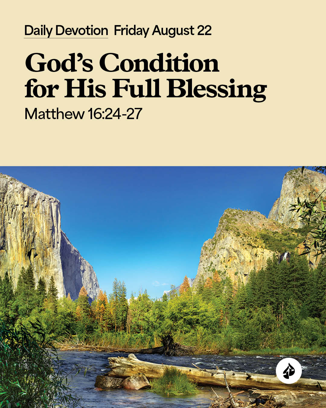 In - It’s your choice: Will you trust Christ enough to accept His will ...