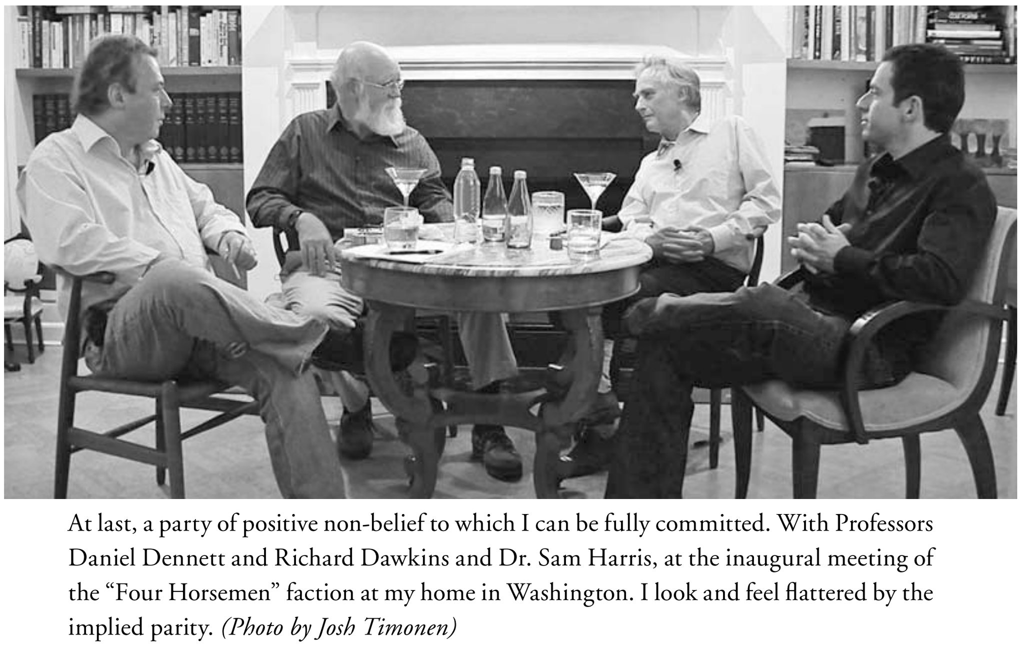Christopher - At last, a party of positive non-belief to which I can be ...