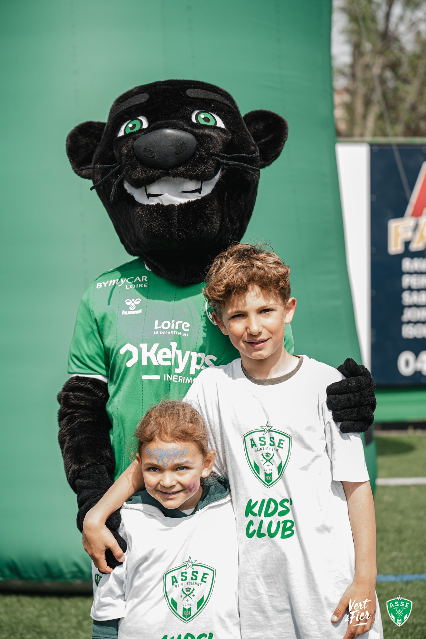 Sweat-shirt Officiel AS Saint-Étienne - 100% Coton - Taille Enfant Garçon - Collection Supporteur