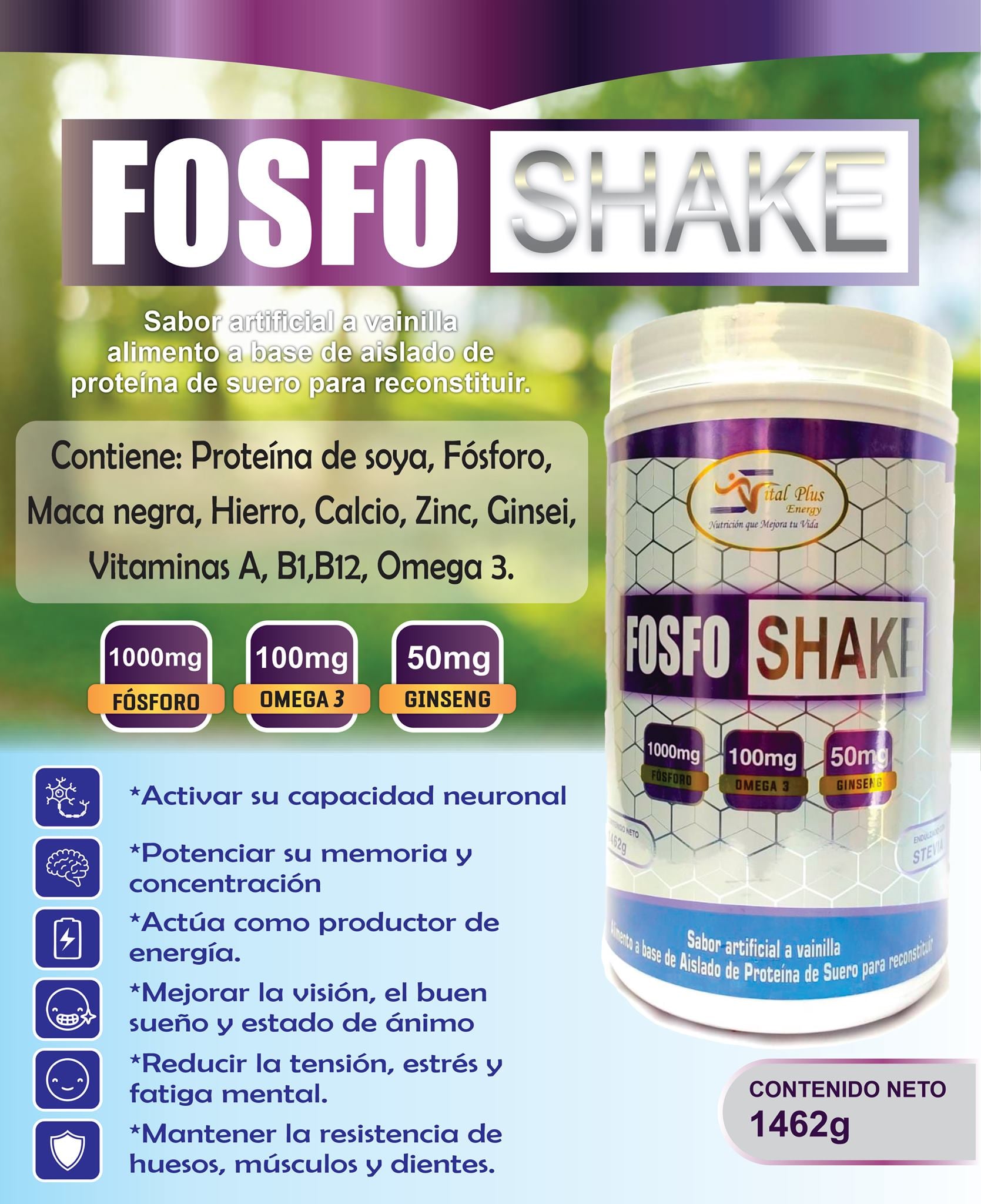 Fosfo Plus Viridia – Mangime Complementare Con Calcio, Fosforo E Vitamina D3 Per Pollame, Bovini E Suini, 20-30 G Per Kg Di Mangime