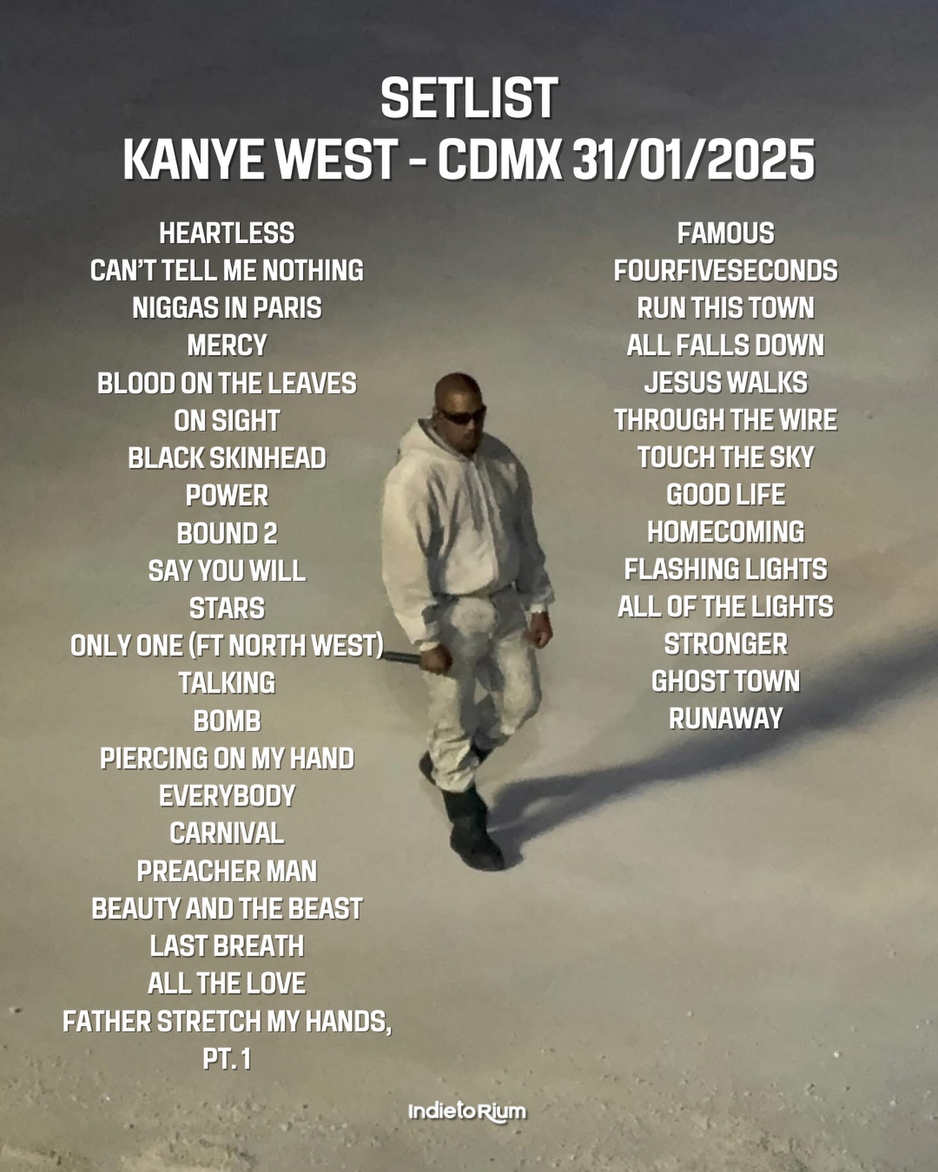 Indietorium - Este fue el setlist de la primera fecha de... | Facebook