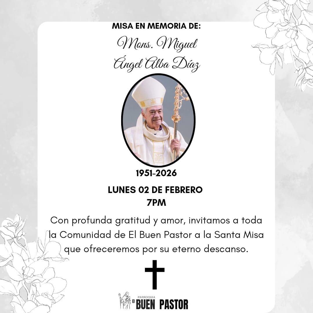 Parroquia - Estimada Comunidad del Buen Pastor: Con el corazón lleno de ...