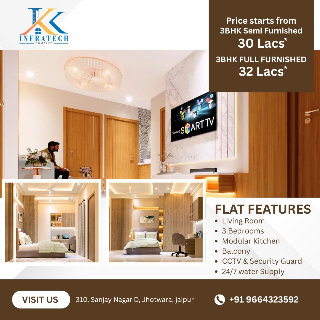 K.K. - 🏙️ Live the Elevated Life in Jaipur’s Most Elegant 3BHK ...